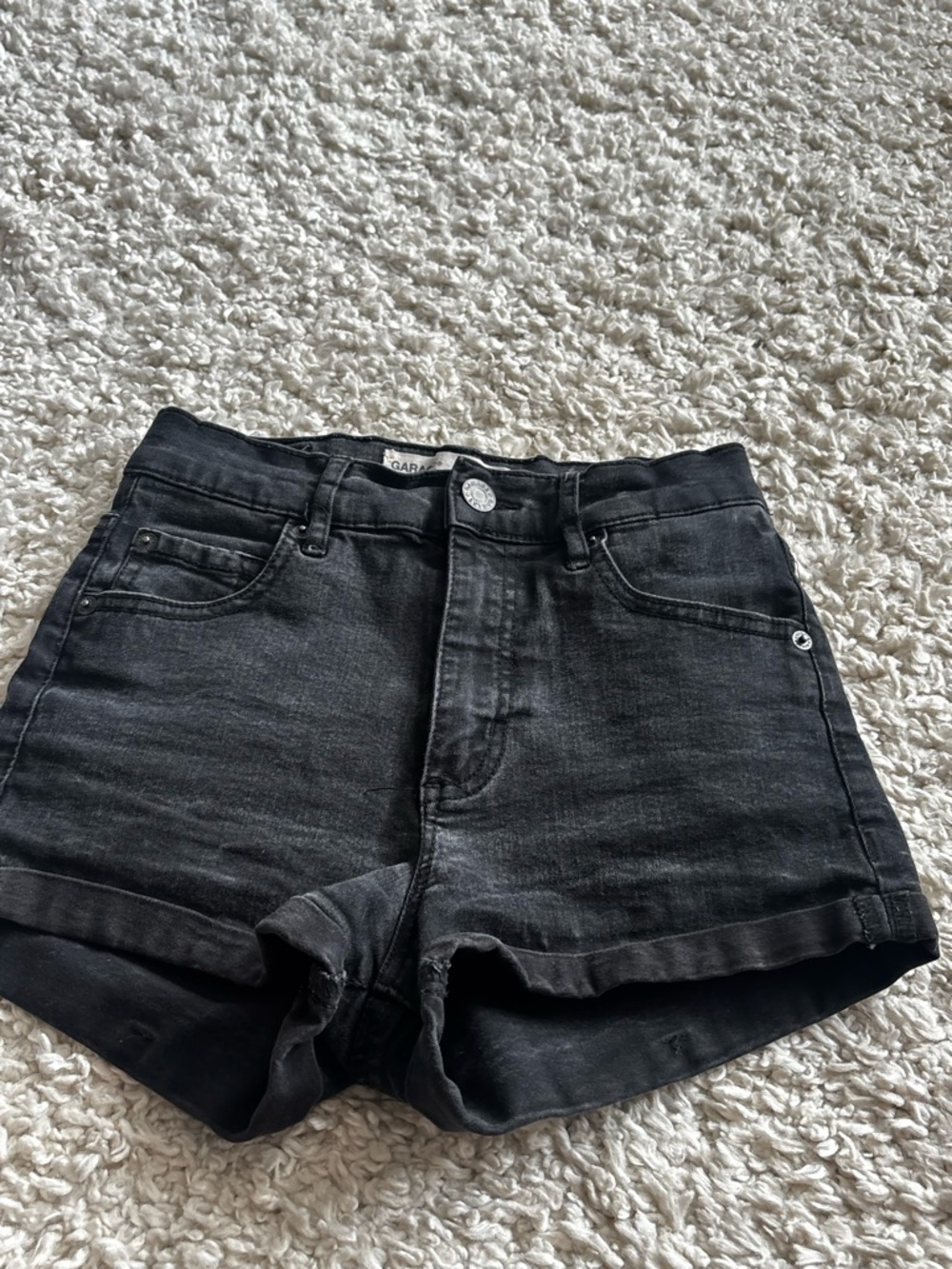 Garage black denim size 0